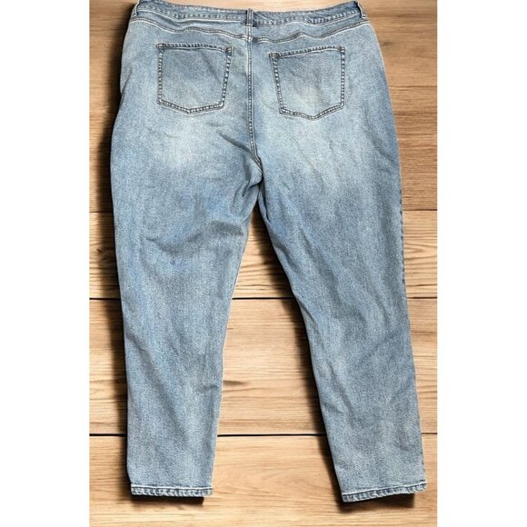 Disney woman’s Alice in Wonderland Tapered Leg Denim Jeans Size 20 RARE - Picture 2 of 10